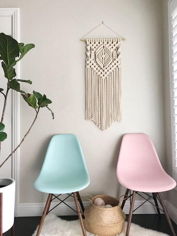 Een macrame wandhanger - Ventrio - Interieurblog - woonblog